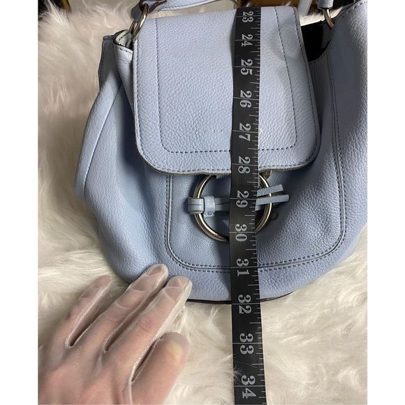 Sanctuary Light Blue Small Size Bucket Shoulder Bag - Picture 7 of 8